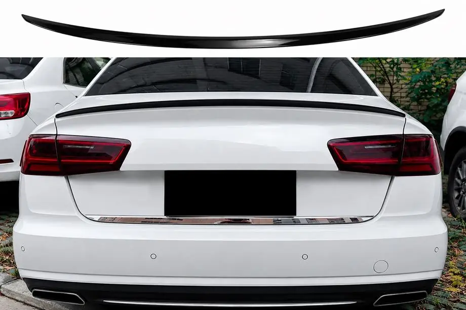 Audi A6 C7 2011-2018 рр. Спойлер S-Style (для SD, чорний глянець) Фото 1