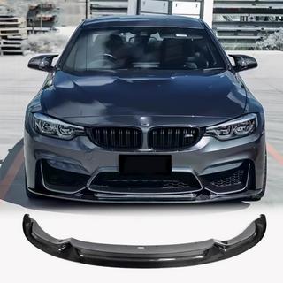 Накладка на передній бампер Lip V14 (для F80, Карбон) BMW 3 серія F30/F31 2012-2019 рр. фото 1