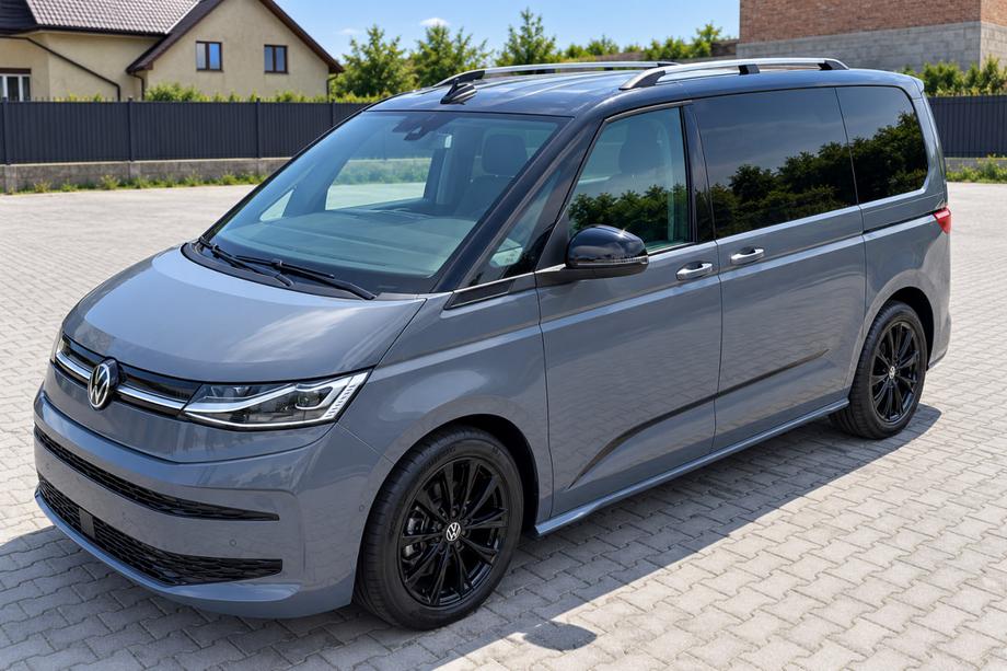Volkswagen T7 2021- рр. Рейлінги Хром Фото 5