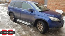 Бокові пороги Allmond Grey (2 шт., алюм.) фото 2