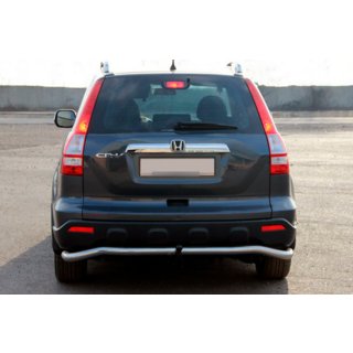 Задня дуга AK008 (нерж.) Honda CRV 2007-2011 рр. фото 1