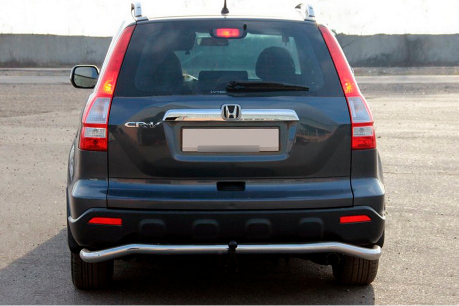 Honda CRV 2007-2011 рр. Задня дуга AK008 (нерж.) Фото 1