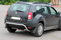 Renault Duster 2008-2017 рр. Задня дуга скоба (нерж.) фото 1