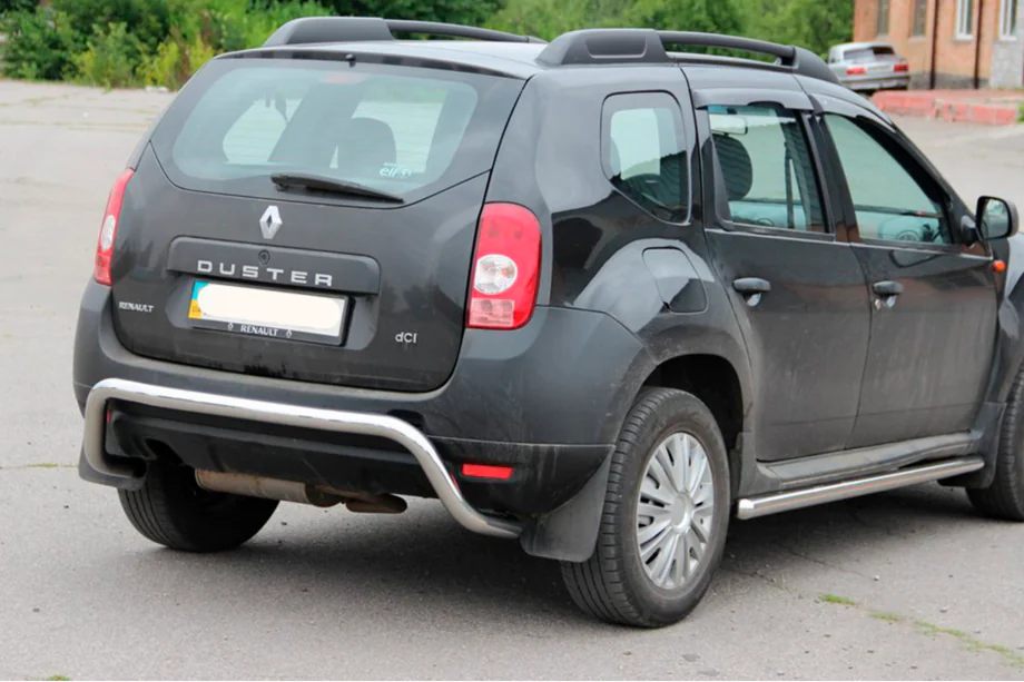 Renault Duster 2008-2017 рр. Задня дуга скоба (нерж.) Image
