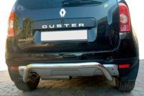 Dacia Duster 2008-2018 рр. Задня дуга скоба (нерж.) фото 4