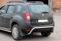 Dacia Duster 2008-2018 рр. Задня дуга скоба (нерж.) фото 3