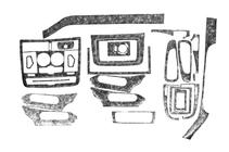 Накладки на панель (Meric, повний комплект) фото 2