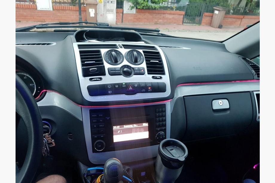 Mercedes Vito W639 2004-2014 рр. Накладки на панель (Meric, повний комплект) 2004-2006, Титан Фото 12