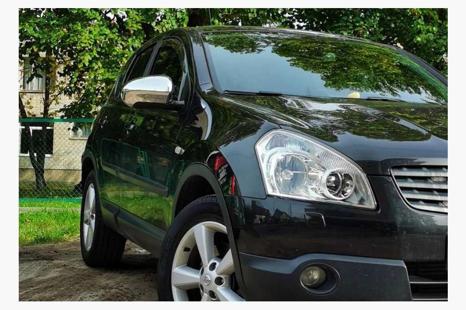 Nissan Qashqai 2007-2010 рр. Накладки на дзеркала (2 шт, пласт.) Фото 2