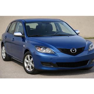 Накладка на дзеркала (2 шт, нерж.) Mazda 3 2003-2009 рр. фото 1