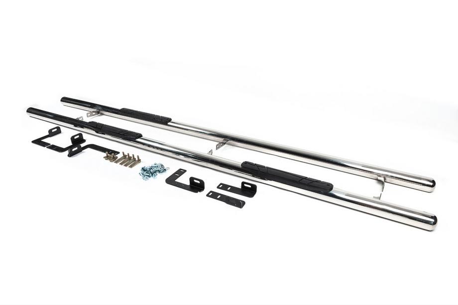 Mercedes Vito W639 2004-2014 рр. Бічні труби (2 шт., Нерж.) Image