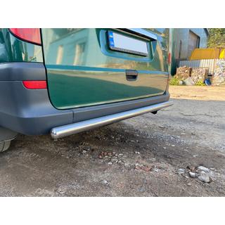 Задня дуга AK002 (нерж.) Mercedes Vito W639 2004-2014 рр. фото 4