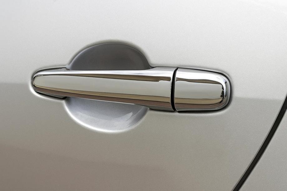 Mazda 3 2003-2009 рр. Накладки на ручки (4 шт, нерж) Фото 2
