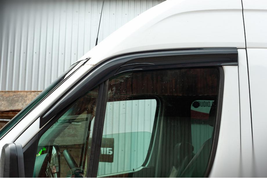 Volkswagen Crafter 2006-2016 рр. Вітровики (2 шт., Sunplex Sport) Фото 5
