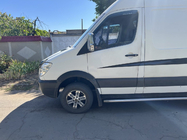 Volkswagen Crafter 2006-2016 рр. Накладки на арки широкі (4 шт, чорні) фото 19