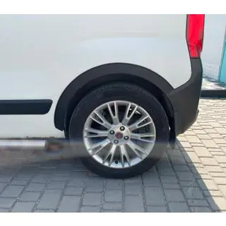 Накладки на арки (4 шт, чорні) Citroen Nemo 2007-2017 рр. фото 2
