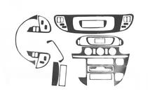Mercedes Sprinter W901/902/903/904/905 1995-2006 рр. (cdi, 2000-2006) Накладки на панель (Meric) Карбон фото 2