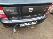 Dacia Logan I 2008-2012 рр. Накладка на задній бампер Carmos (нерж) фото 3
