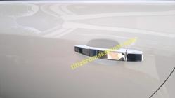 Opel Astra J 2009-2015 рр. Накладки на ручки ВУЗЬКІ (4 шт., нерж., Omsa) фото 2