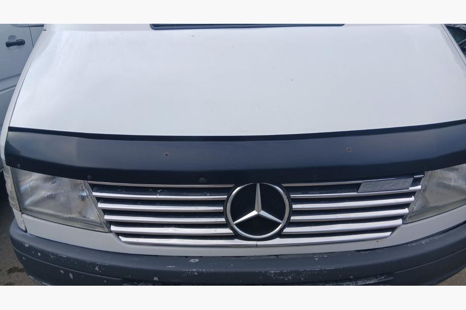 Mercedes Sprinter W901/902/903/904/905 1995-2006 рр. Накладки на решітку радіатора (1995-2000, 12 частин, нерж) Image
