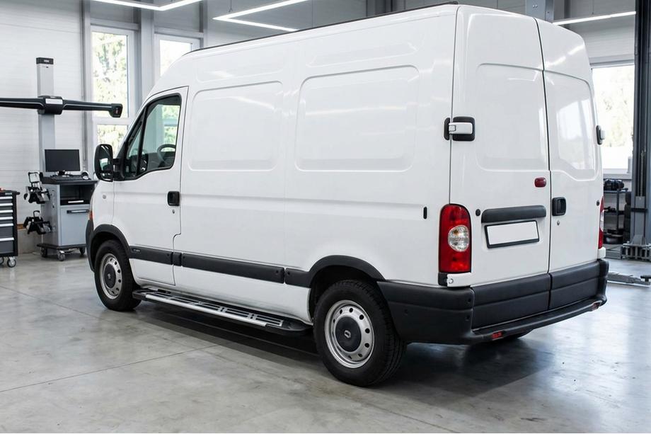 Nissan Interstar 2002-2010 рр. Бокові пороги Sunrise (2 шт., Алюміній) Image