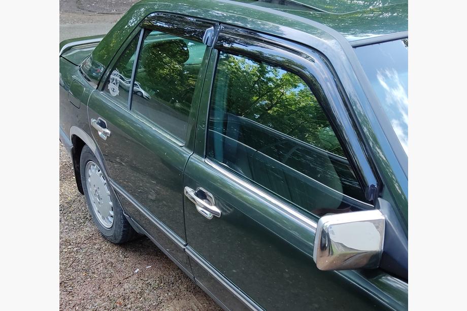 Mercedes E-class W124 1984-1997 рр. Окантовка вікон (4 шт, нерж) Фото 2