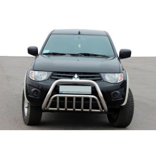 Кенгурятник (нерж.) Mitsubishi L200 2006-2015 рр. фото 1