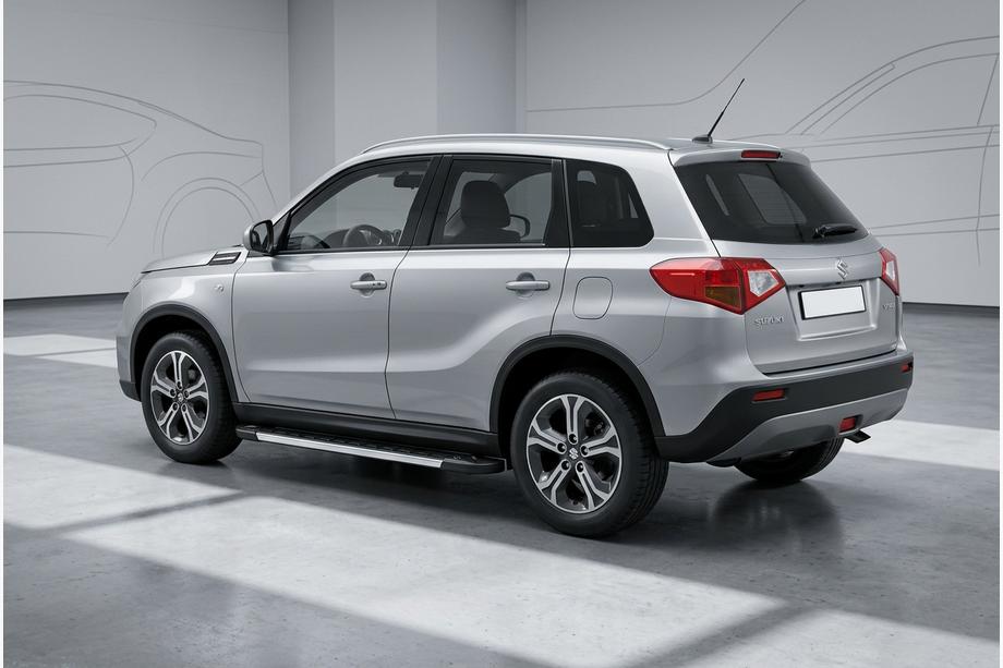 Suzuki Vitara 2015- рр. Бокові пороги RedLine V1 (2 шт., Алюміній) Image
