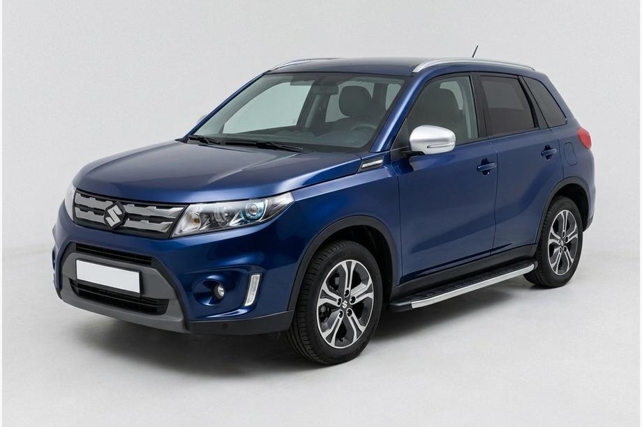 Suzuki Vitara 2015- рр. Бокові пороги Fullmond (2 шт., Алюміній) Image