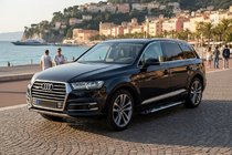Audi Q7 2015-2026 рр. Бокові пороги Sunrise (2 шт., Алюміній) фото 1