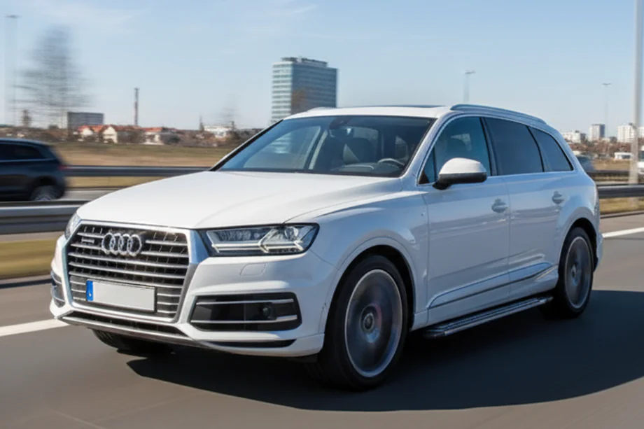 Audi Q7 2015-2026 рр. Бокові пороги Rainbow (2 шт., Алюміній) Image