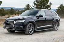 Audi Q7 2015-2026 рр. Бокові пороги Bosphorus Grey (2 шт., Алюміній) фото 1