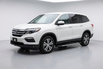 Honda Pilot 2015-2022 рр. Бокові пороги RedLine V1 (2 шт., Алюміній) фото 1