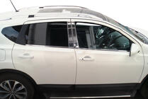 Хром дверних стійок (4 шт, нерж) фото 2