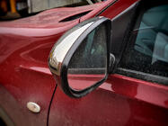 Nissan Qashqai 2007-2010 рр. Накладки на дзеркала (2 шт, сталь) фото 4