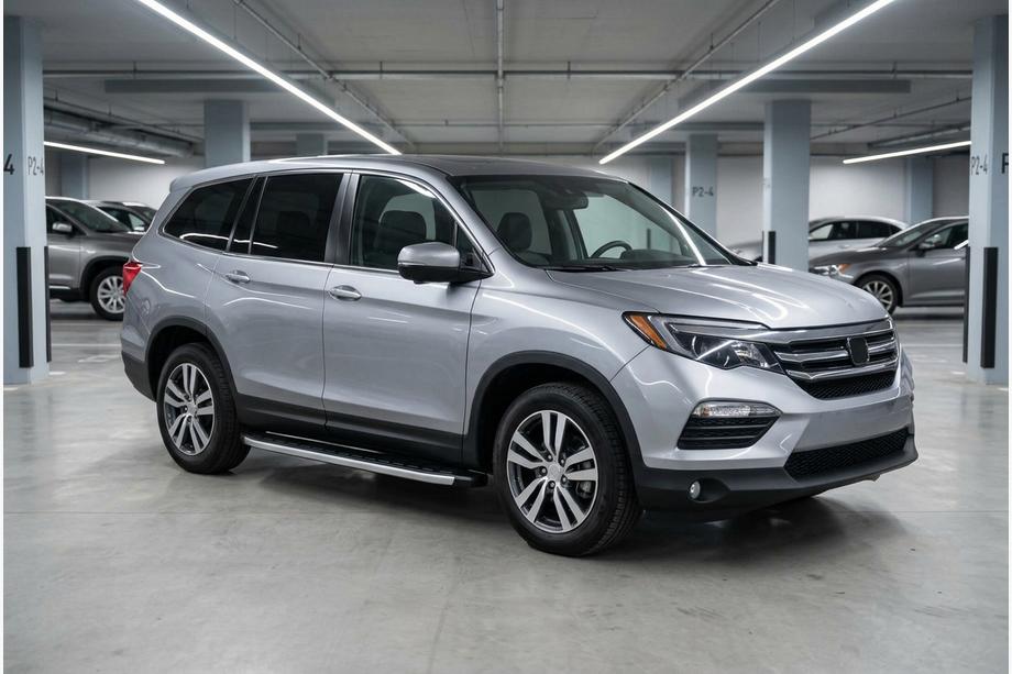 Honda Pilot 2015-2022 рр. Бокові пороги Fullmond (2 шт., Алюміній) Image