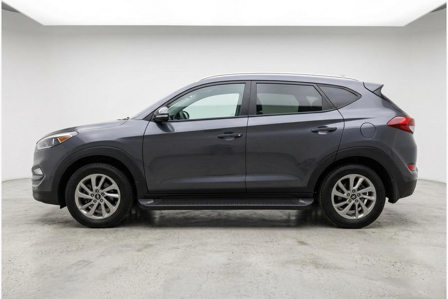 Hyundai Tucson TL 2016-2021 рр. Бокові пороги Allmond Black (2 шт., Алюміній) Image