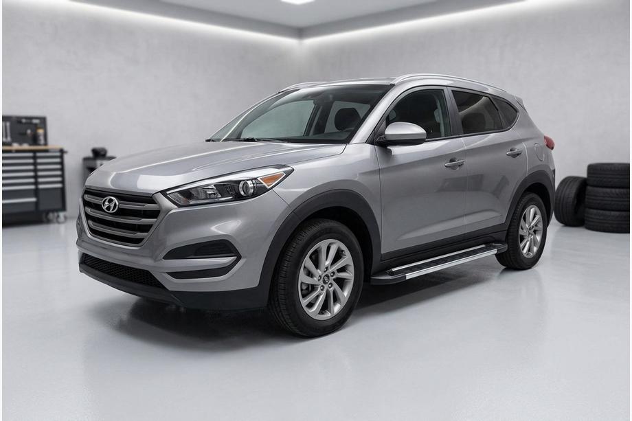Hyundai Tucson TL 2016-2021 рр. Бокові пороги RedLine V1 (2 шт., Алюміній) Image