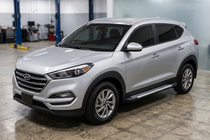 Hyundai Tucson TL 2016-2021 рр. Бокові пороги Line (2 шт., Алюміній) фото 1