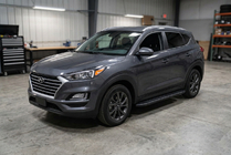 Hyundai Tucson TL 2016-2021 рр. Бокові пороги Bosphorus Black (2 шт., Алюміній) фото 1