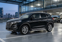 Hyundai Tucson TL 2016-2021 рр. Бокові пороги Maya (2 шт., Алюміній) фото 1