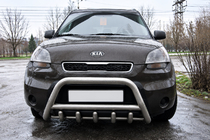 Kia Soul II 2013-2018 рр. Кенгурятник (нерж) фото 1