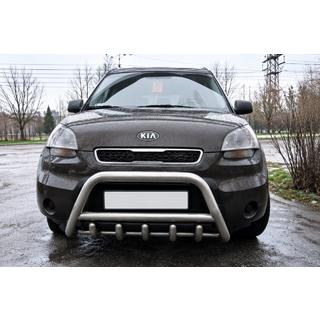 Кенгурятник (нерж) Kia Soul II 2013-2018 рр.