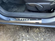 Opel Astra H 2004-2013 рр. Накладки на пороги Carmos V1 (4 шт, сталь) фото 1