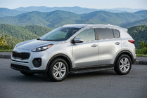 Kia Sportage 2015-2021 рр. Бокові пороги RedLine Black (2 шт., алюміній) фото 1