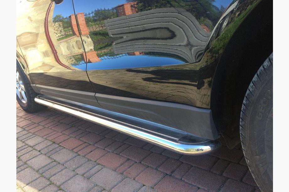 Audi Q5 2008-2017 рр. Бокові пороги Premium (2шт., нерж.) Image