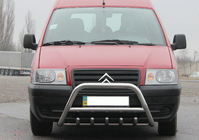 Fiat Scudo 1996-2007 рр. Кенгурятник WT003 (нерж) фото 3