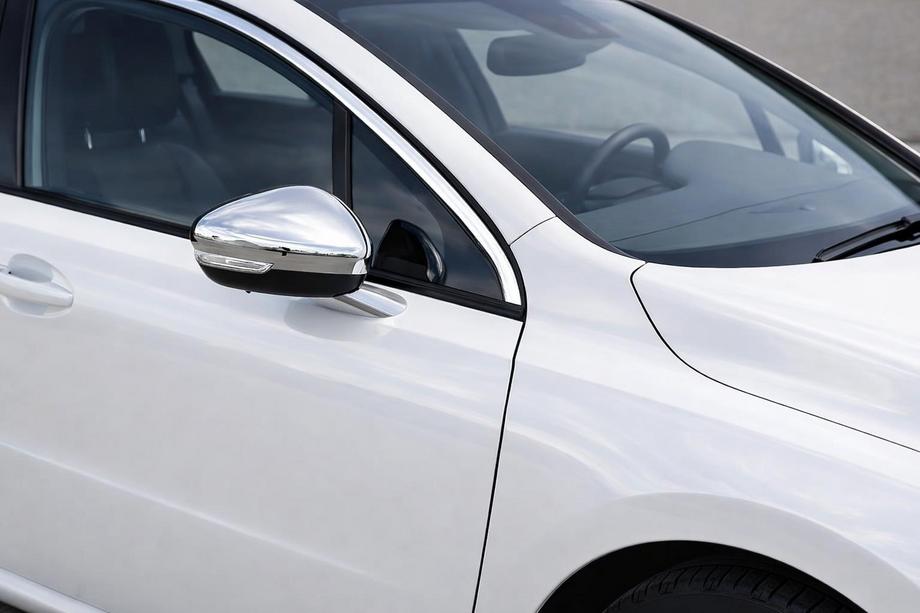 Peugeot 508 2010-2018 рр. Накладки на дзеркала (2 шт, нерж) Фото 1