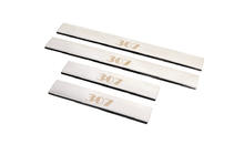 Peugeot 307 2001-2008 рр. Накладки на пороги Carmos V1 (4 шт, сталь) фото 2