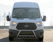 Ford Transit 2014- рр. Кенгурятник WT003 (нерж.) фото 1